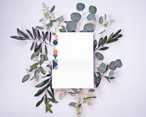 A5 Magnetic Weekly Planner Pad