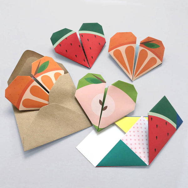 Origami Note Sets - Fruit